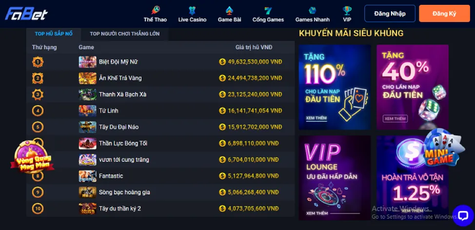 Game Vua Bắn Cá tại New8
